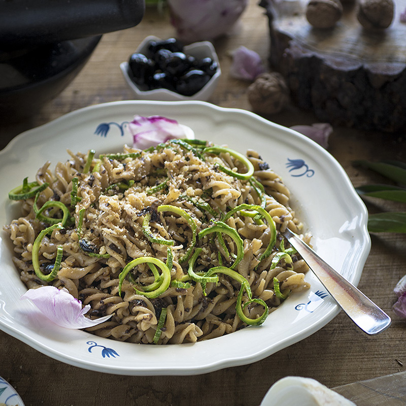 fusilli alla crema di olive